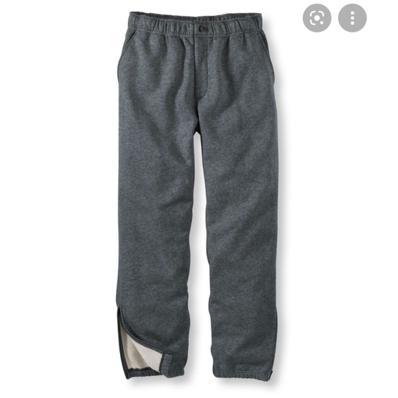 L.L. Bean Other - LL Bean Fly Front Pants Dark Gray Sweatpants